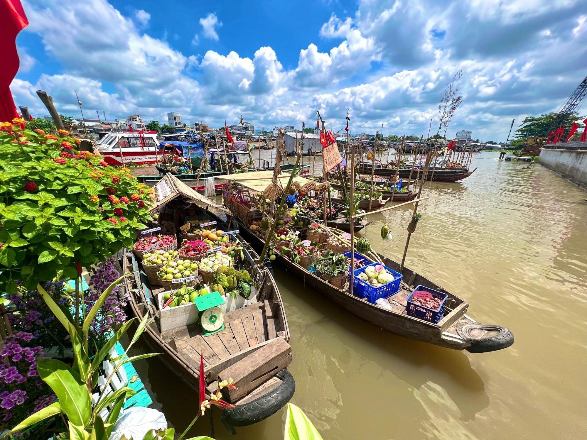 Ben Do Xua Homestay & Coffee Cai Rang Esterno foto